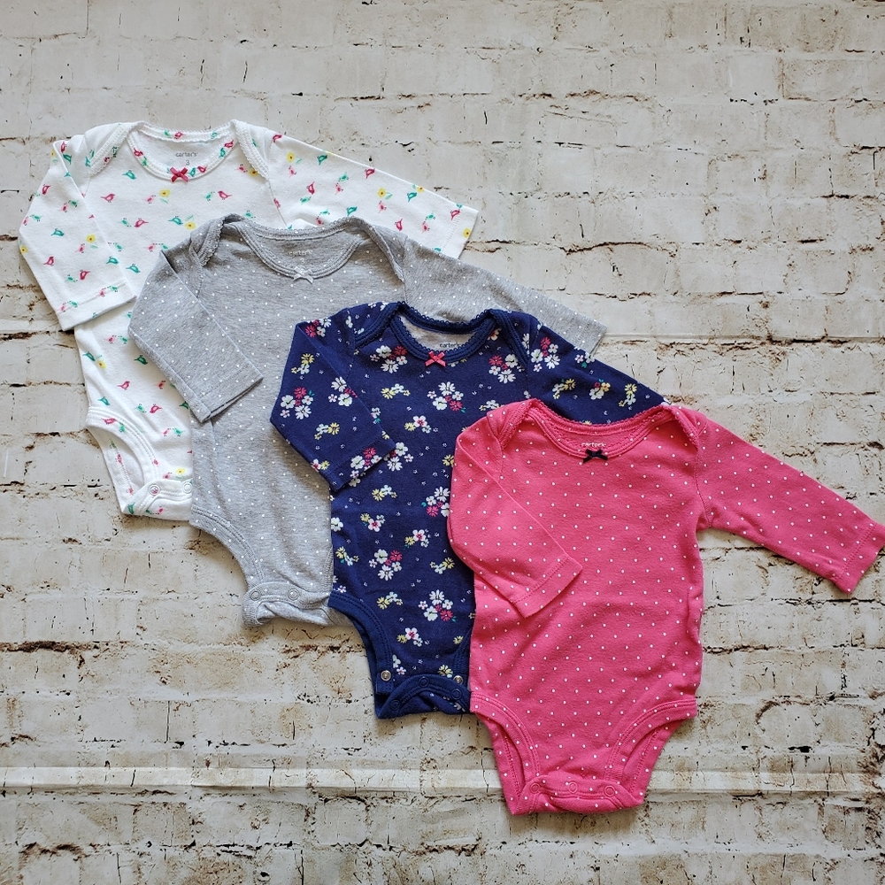 Set of 4 Carter's bodysuits